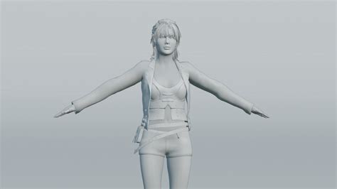 nak3d girl|Female Nacked Complete Rigged 3d Character